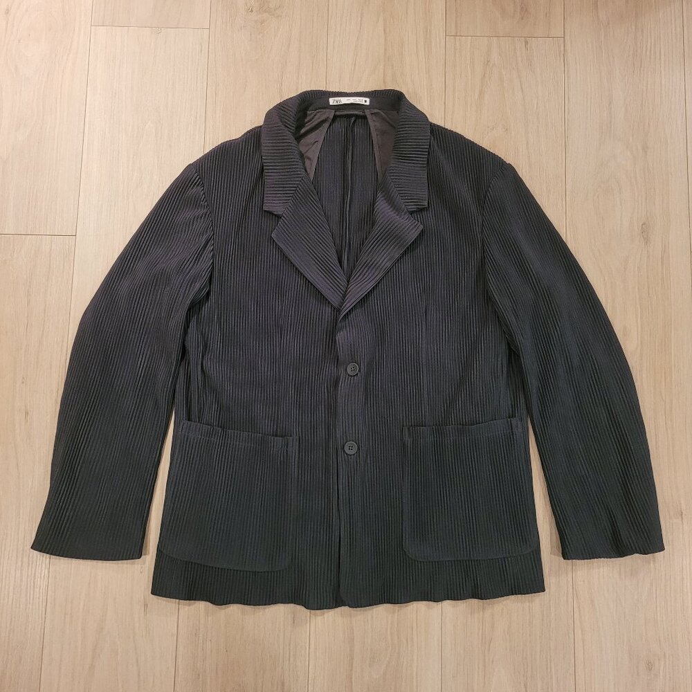 ZARA | Ribbed Blazer Jacket | Sz. L